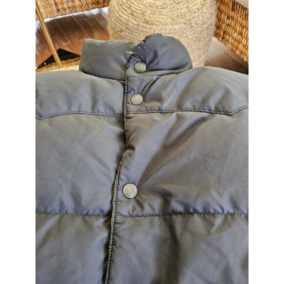 Vintage Polo Ralph Lauren Down Puffer Mens L Black Yellow Puffer Reversible - Picture 6 of 12